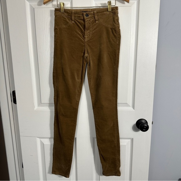 J Brand sz 24 velvet skinny pants, color "Vienna," stretchy, fall, autumn - Picture 2 of 10